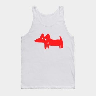 red heart Tank Top